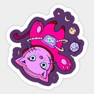 Cat Astronaut Sticker